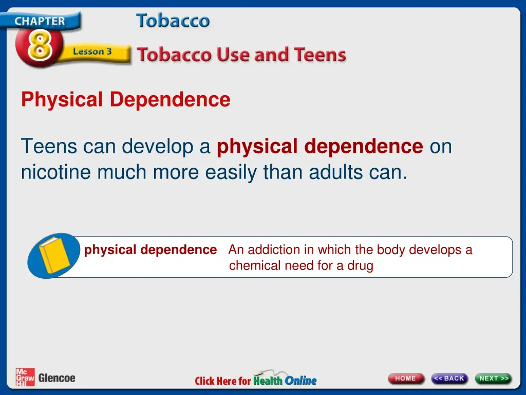 physical dependence