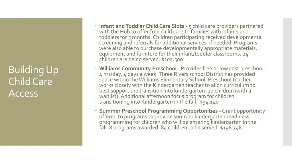 infant and toddler child care slots 5 child care
