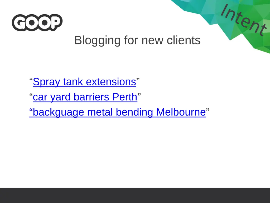 blogging for new clients