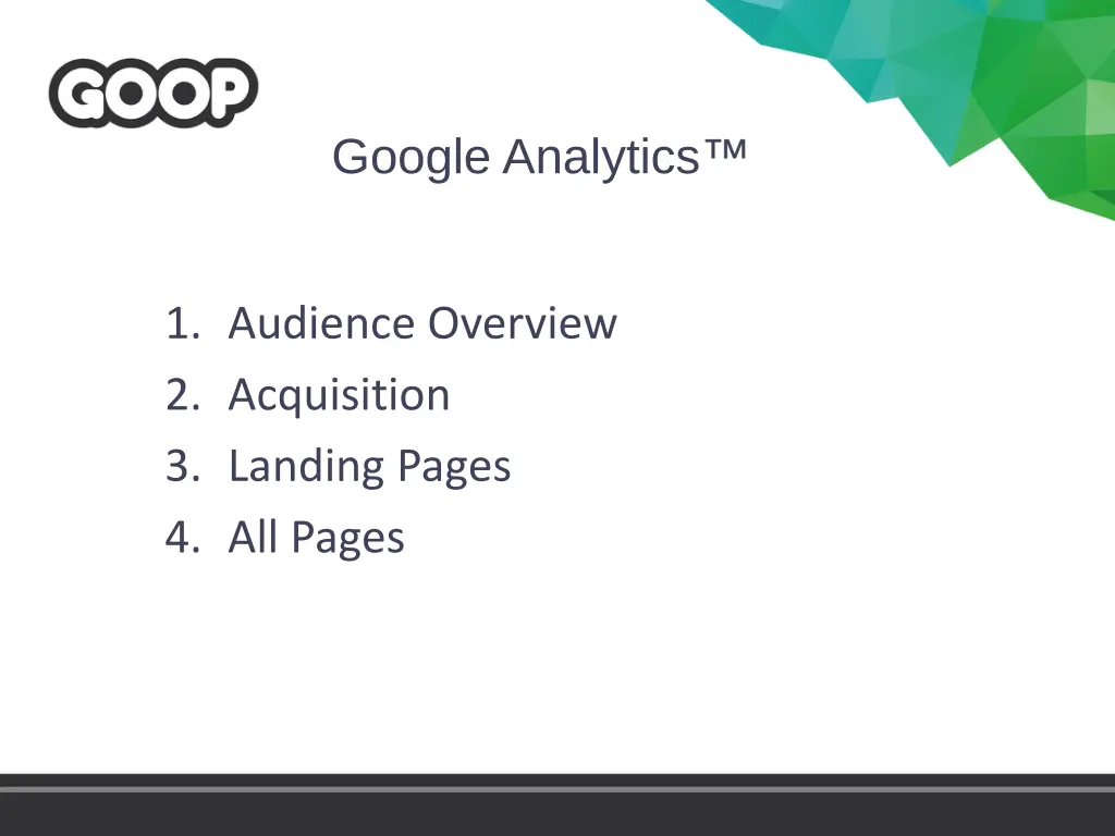 google analytics