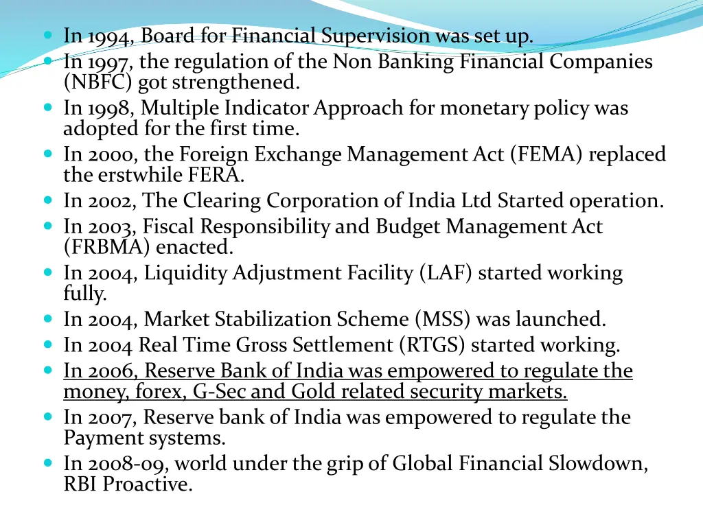 in 1994 board for financial supervision