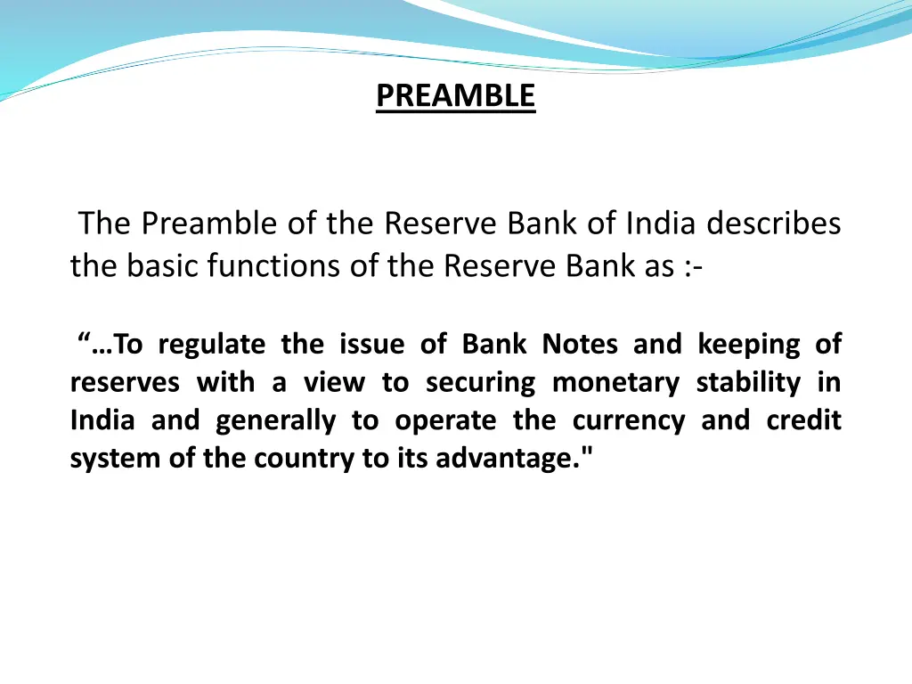 preamble