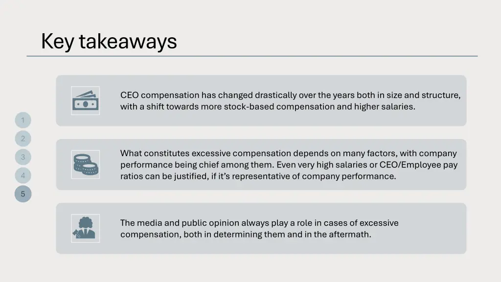 key takeaways