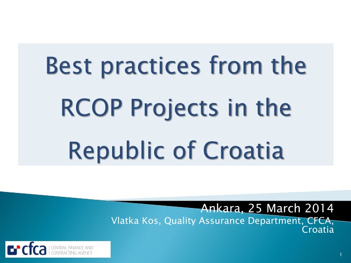 best practices from the rcop projects