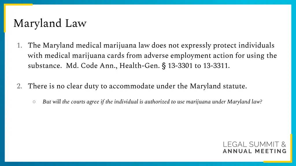 maryland law