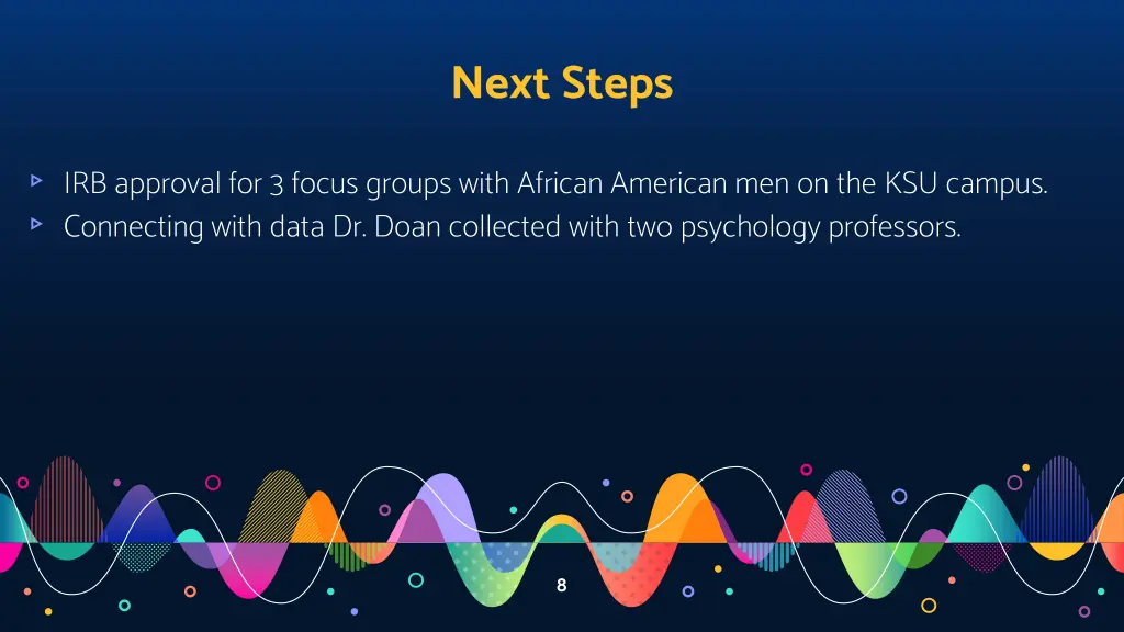 next steps
