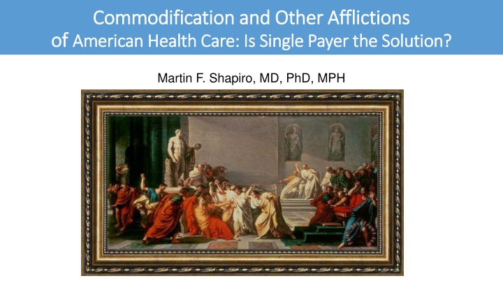 commodification and other afflictions