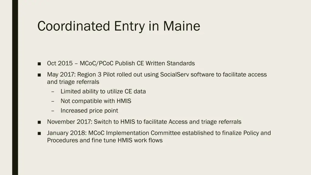 coordinated entry in maine