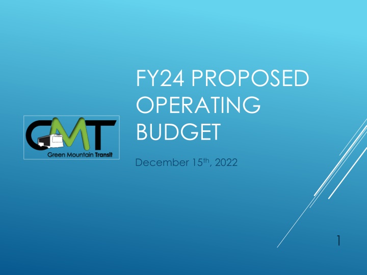fy24 proposed operating budget