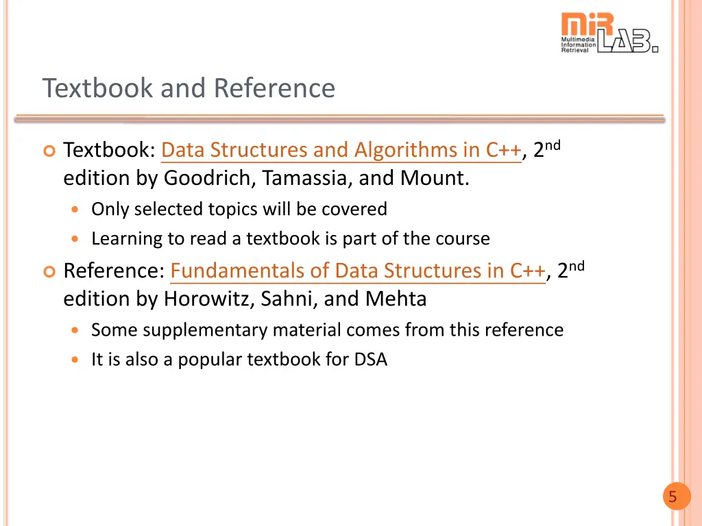 textbook and reference