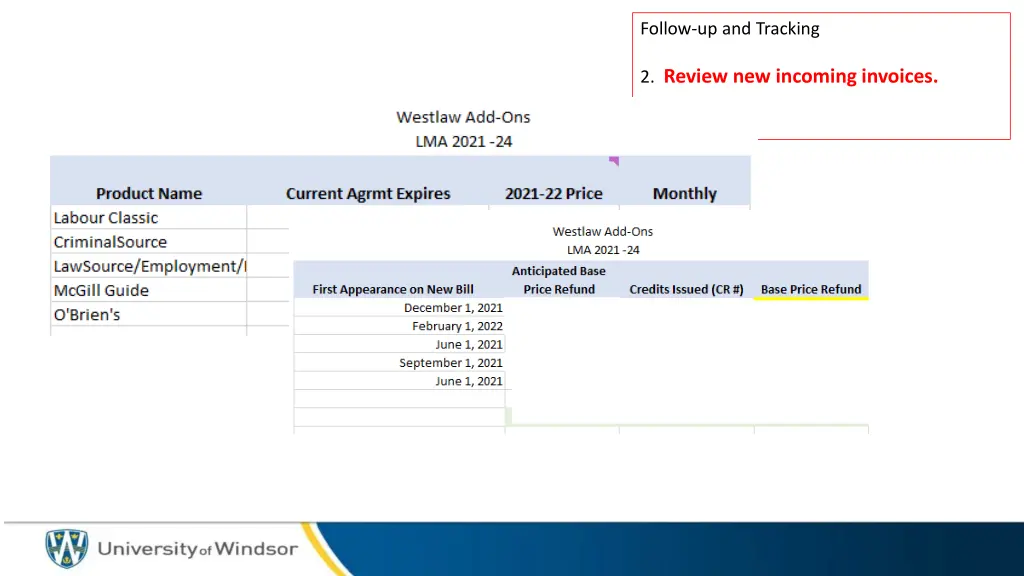 follow up and tracking 2