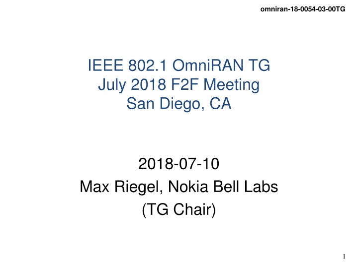 omniran 18 0054 03 00tg