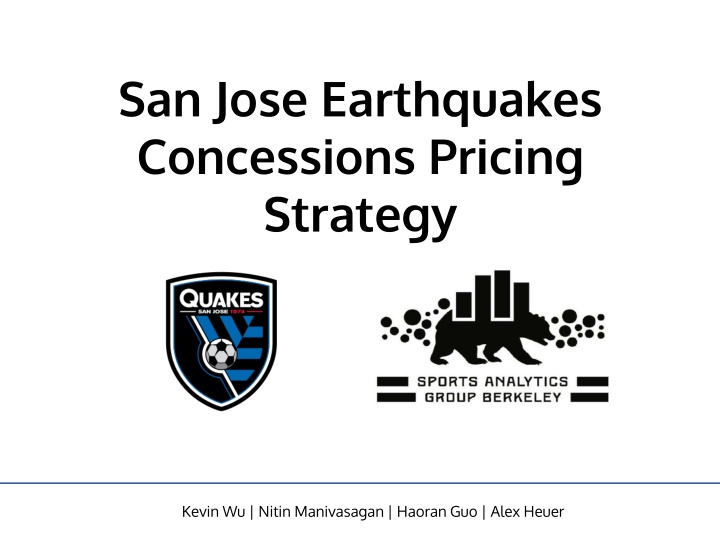 san jose earthquakes concessions pricing strategy