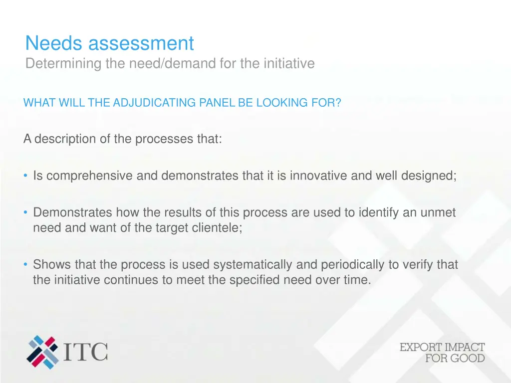 needs assessment determining the need demand