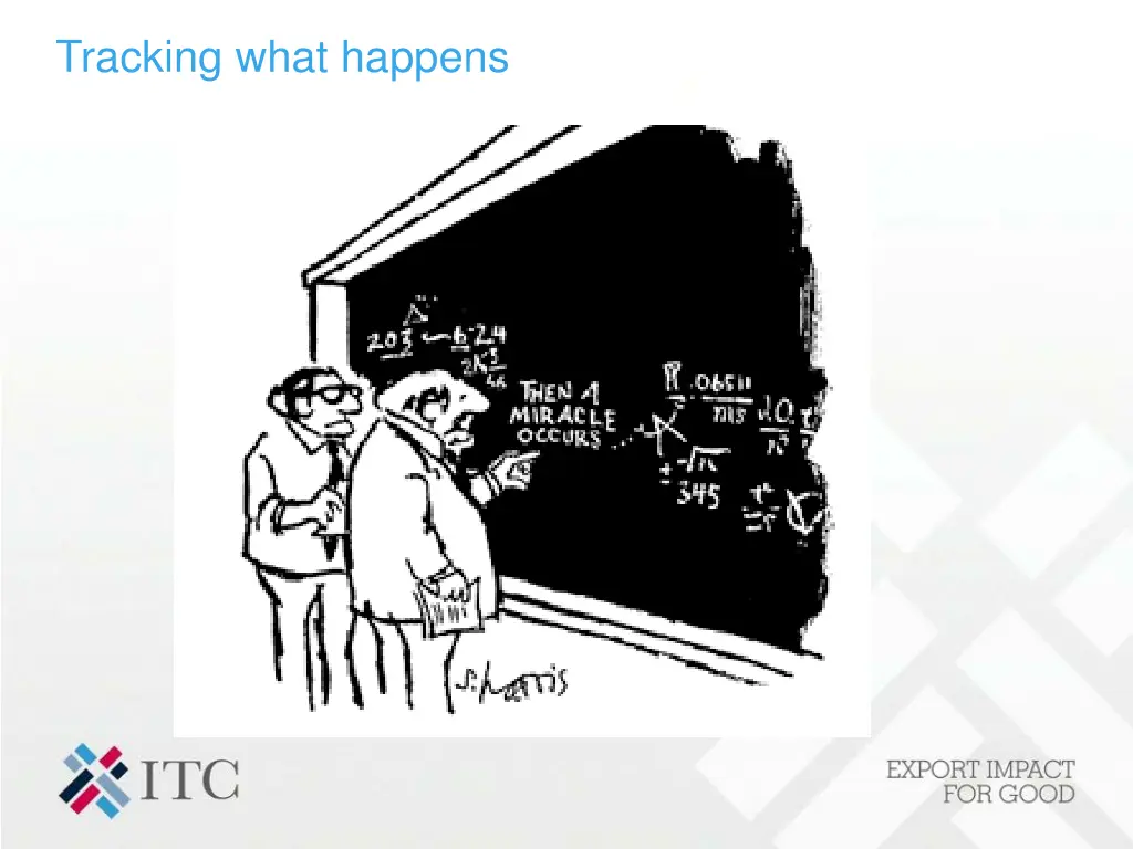 tracking what happens
