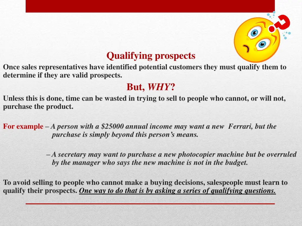 qualifying prospects