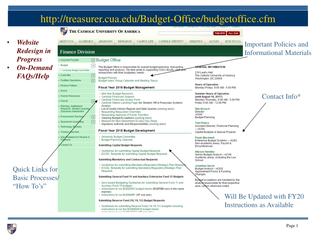 http treasurer cua edu budget office budgetoffice