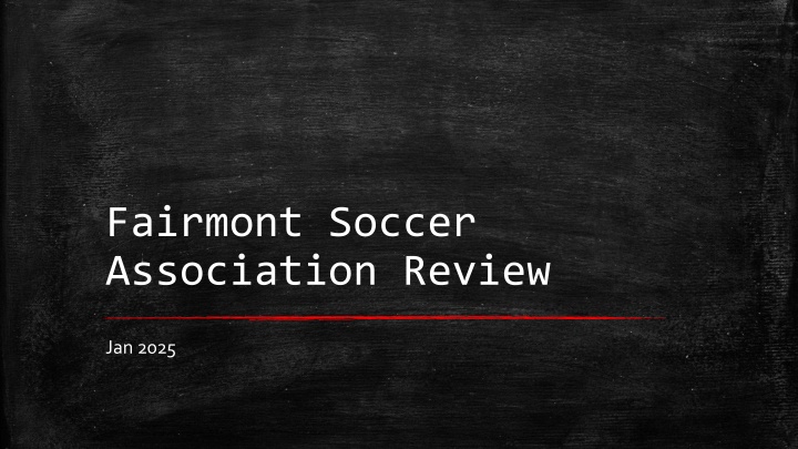 fairmont soccer association review