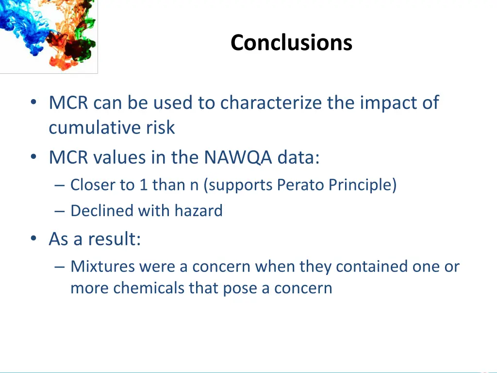 conclusions