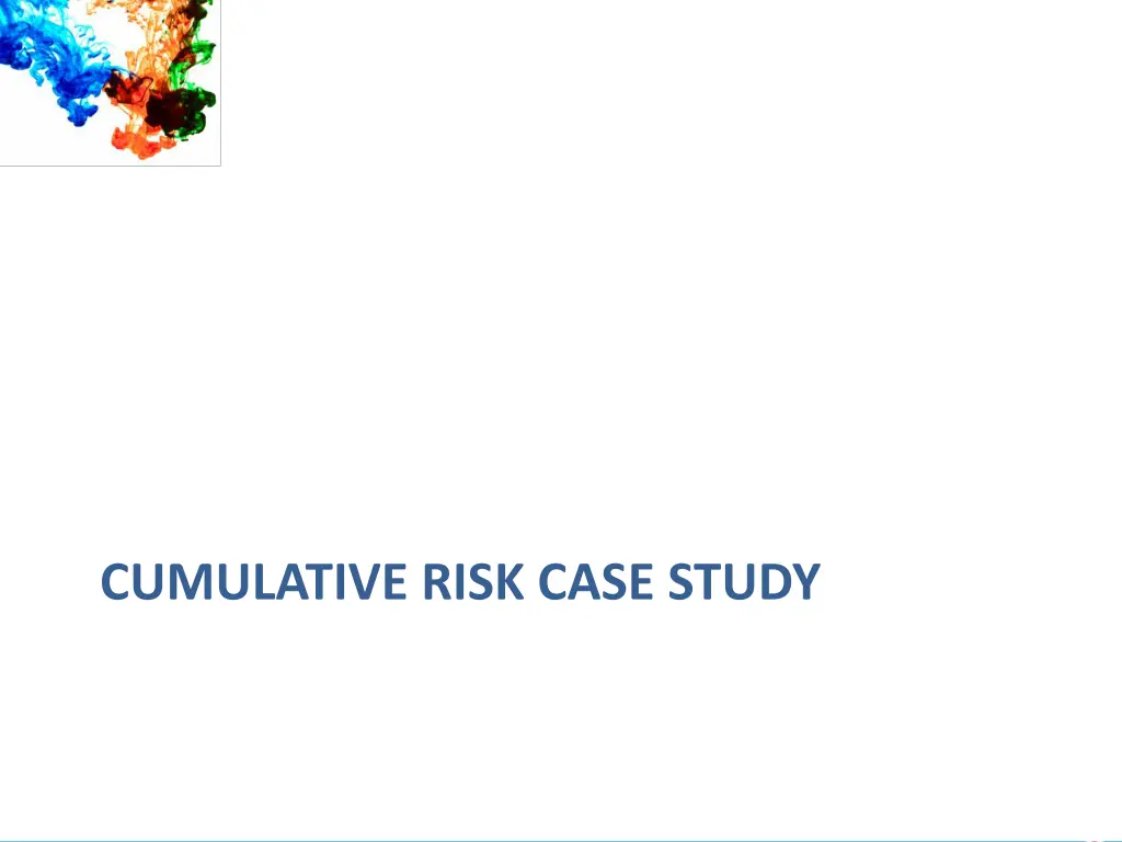 cumulative risk case study