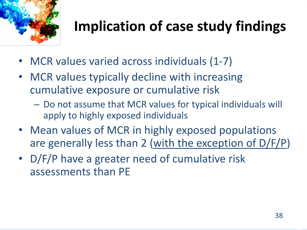 implication of case study findings