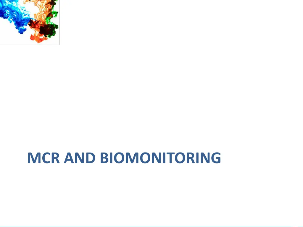mcr and biomonitoring