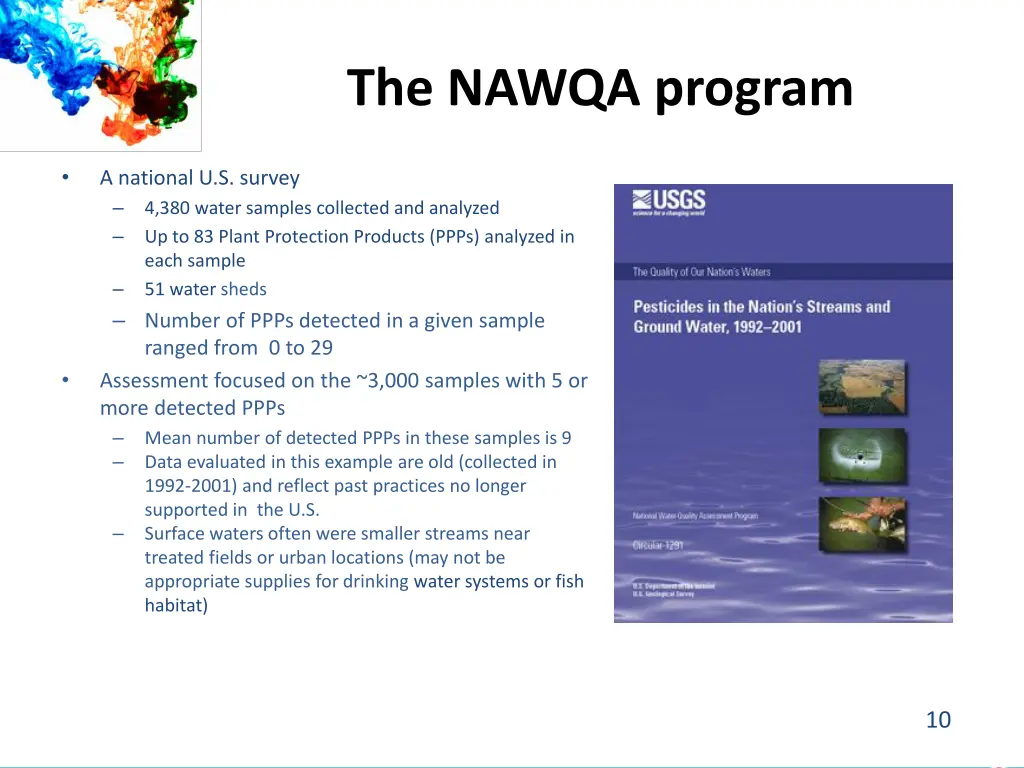 the nawqa program