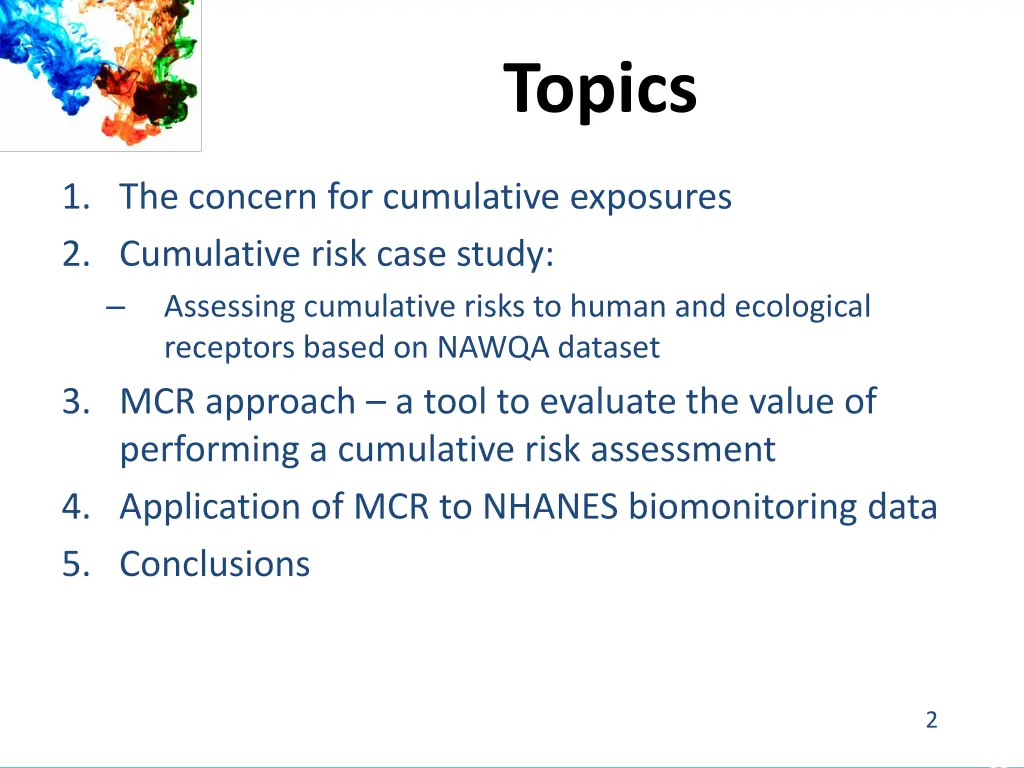 topics