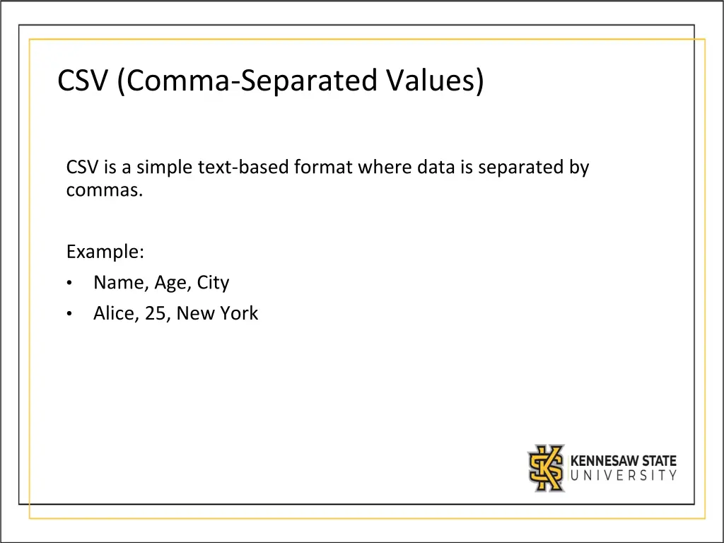 csv comma separated values