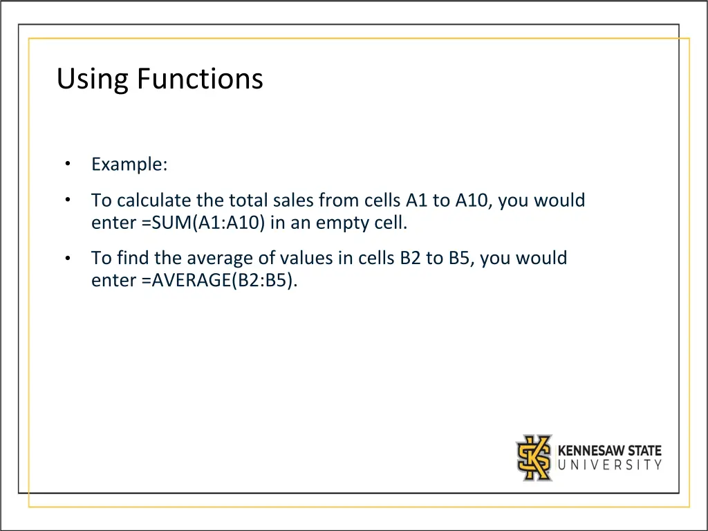 using functions 1