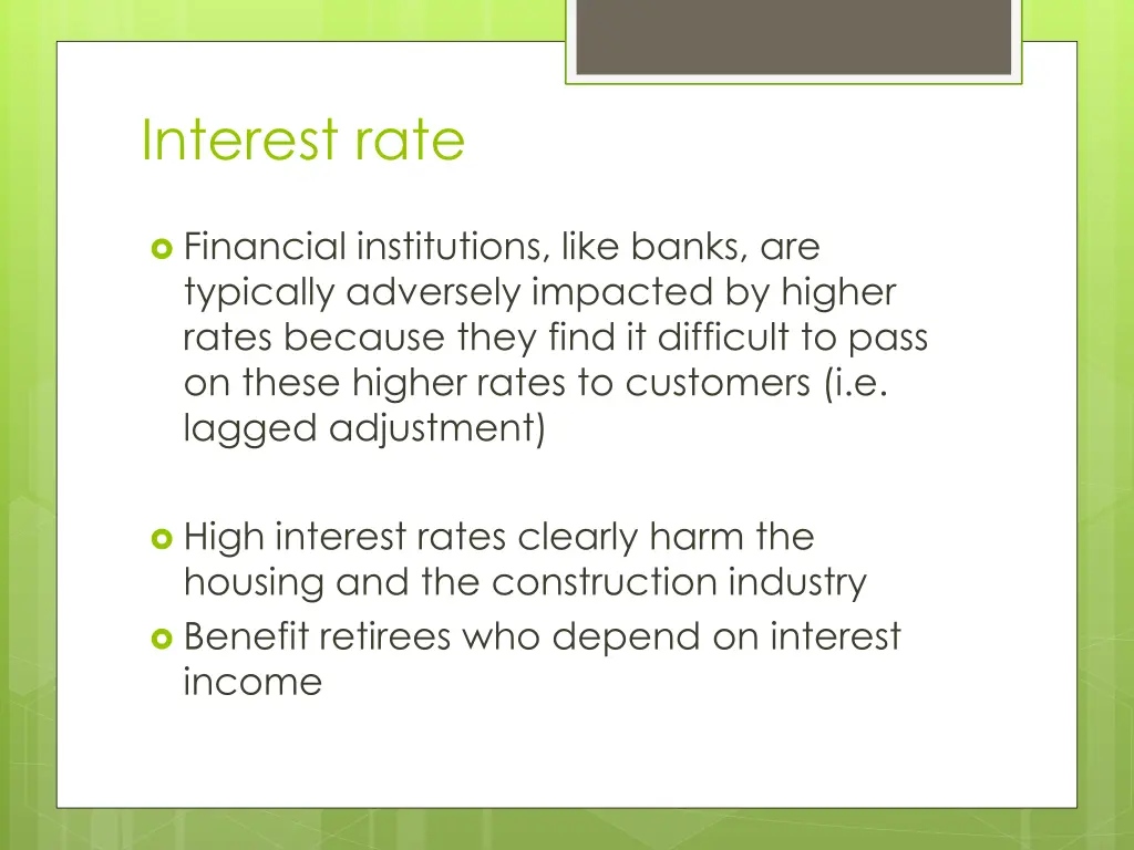 interest rate