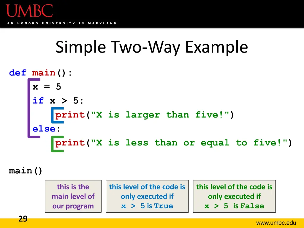 simple two way example