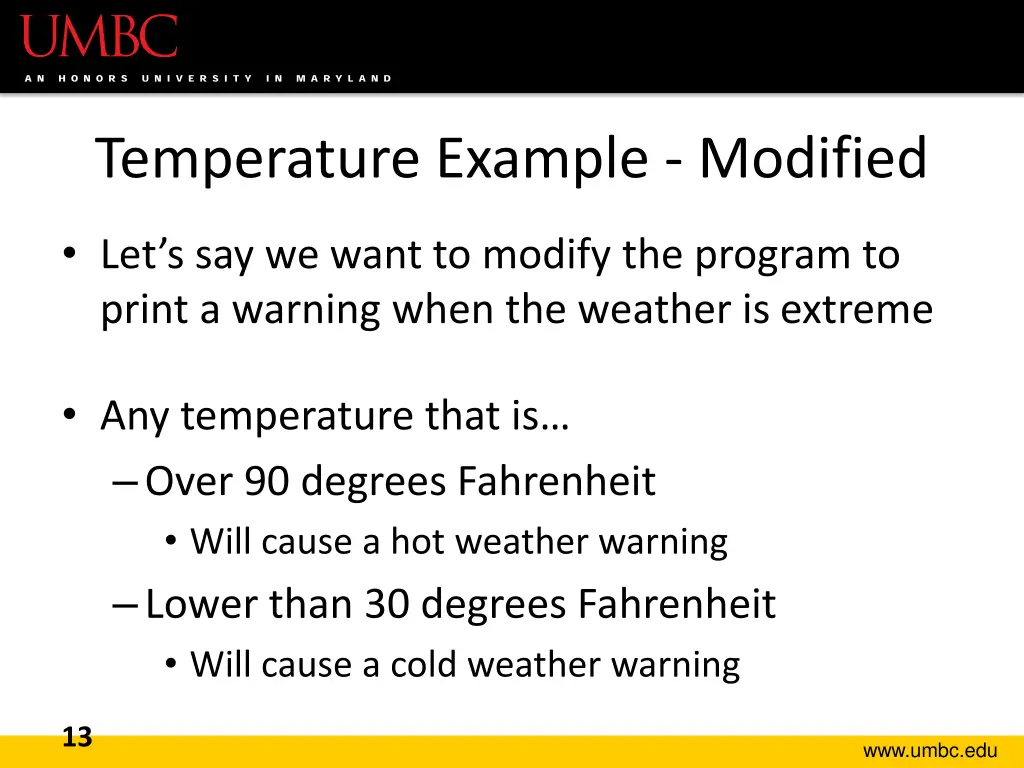 temperature example modified