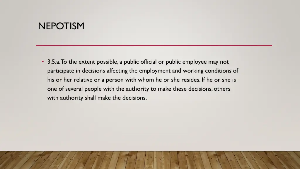 nepotism 1