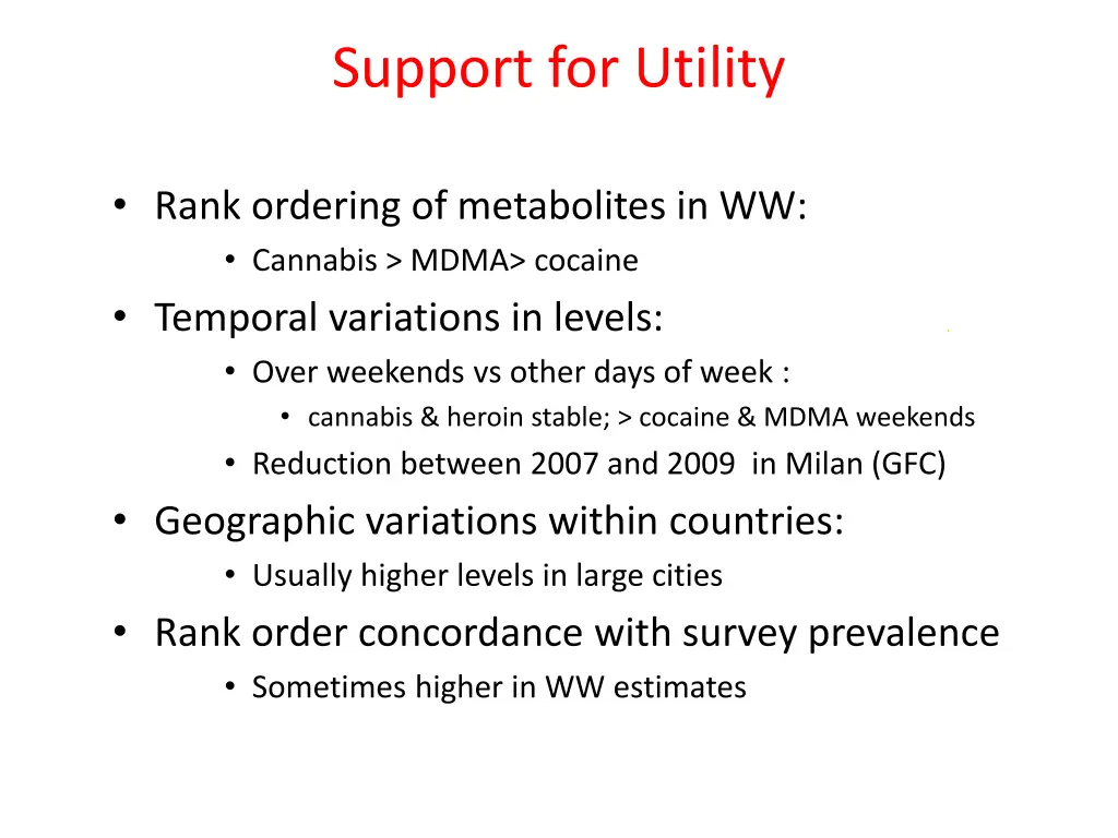 support for utility