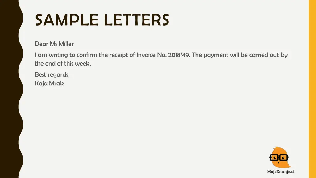 sample letters 3