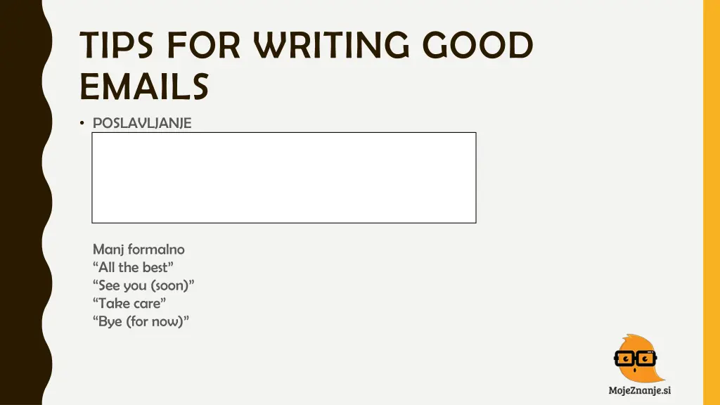 tips for writing good emails poslavljanje yours