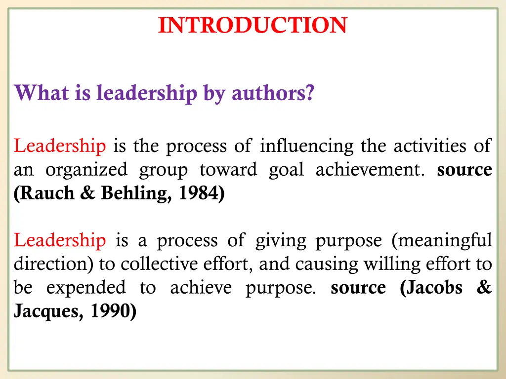introduction