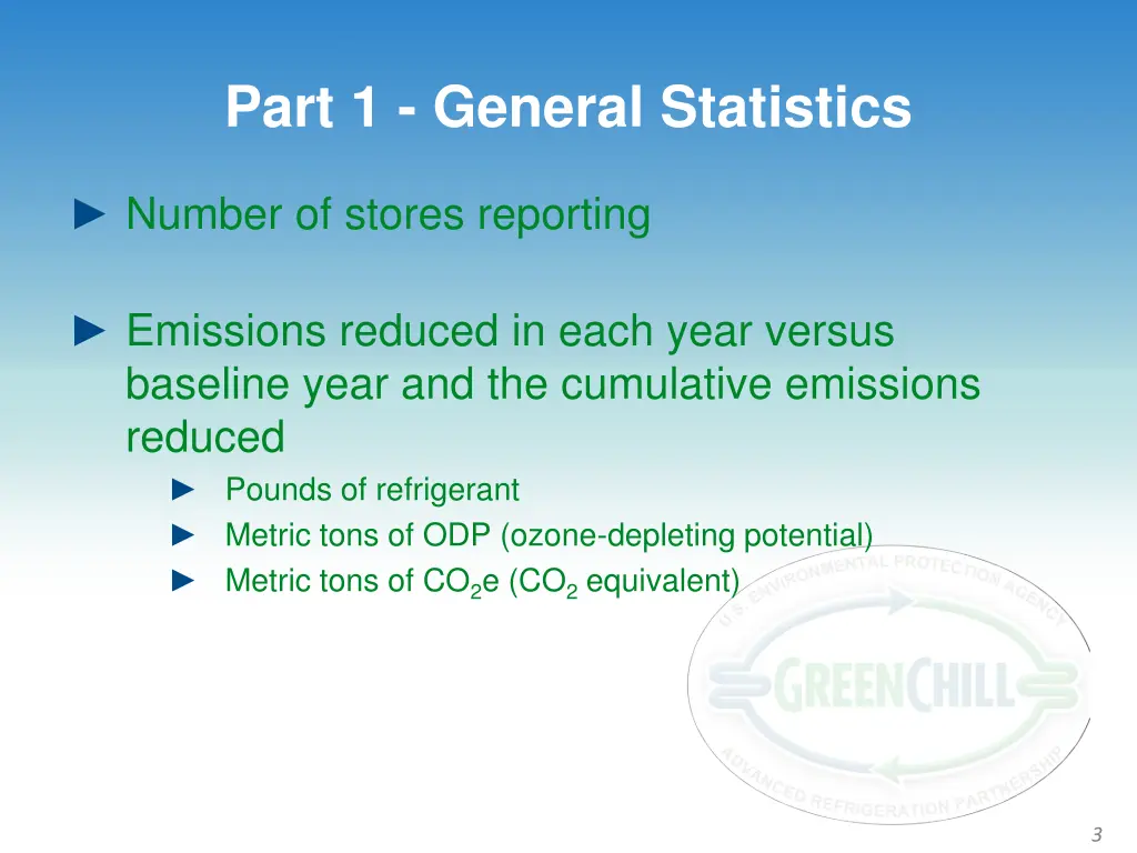 part 1 general statistics