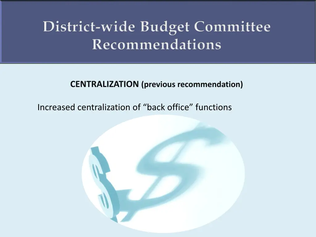 district wide budget committee recommendations 3