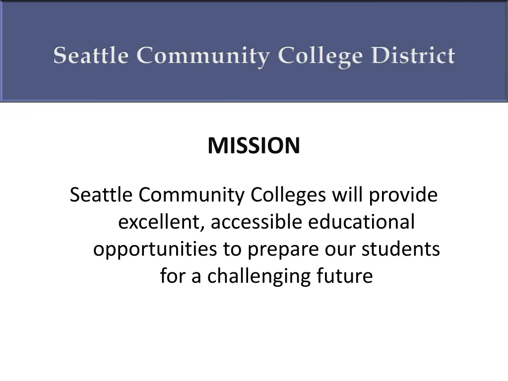seattle community college district