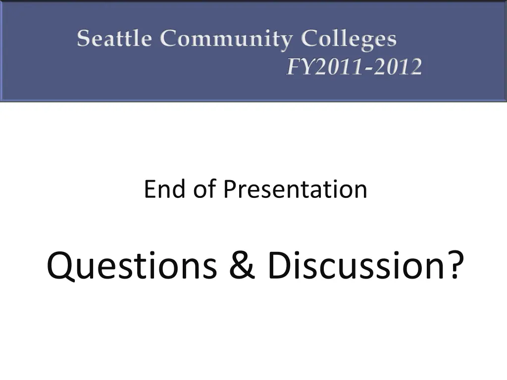 seattle community colleges