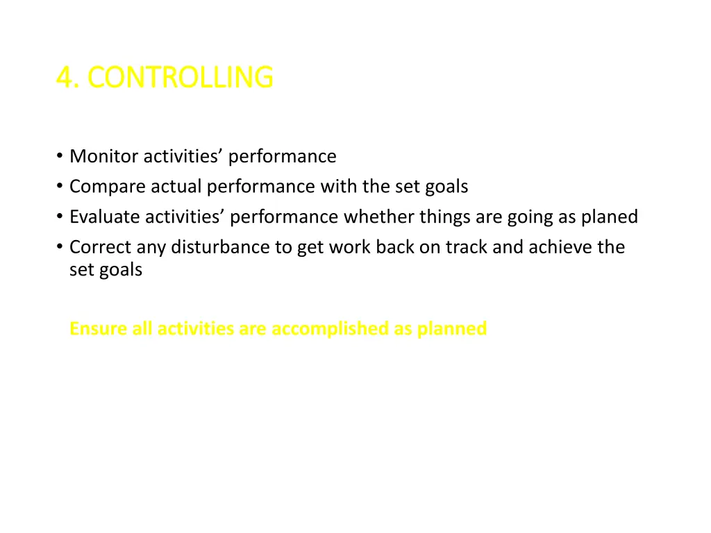 4 controlling 4 controlling