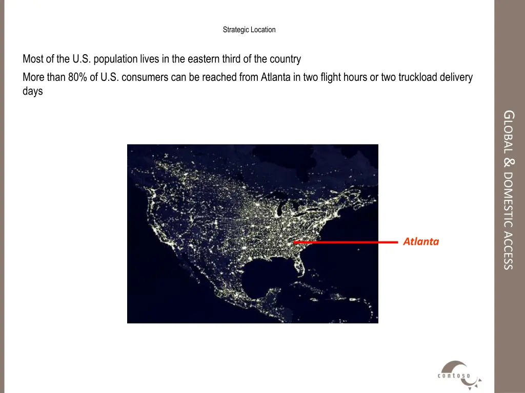 strategic location