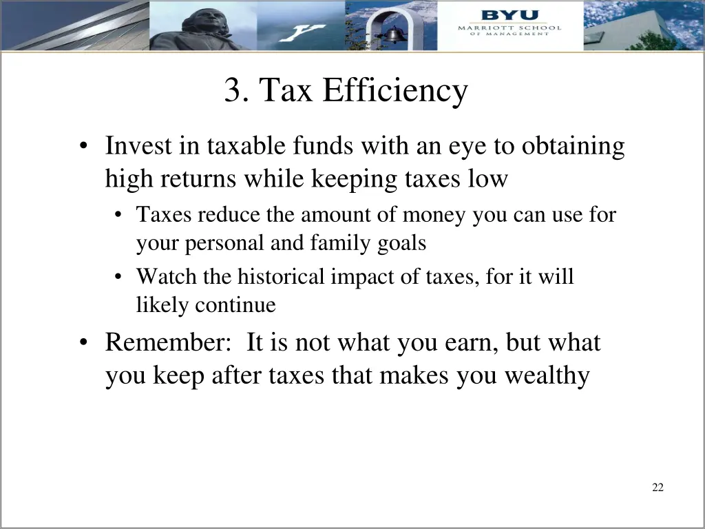 3 tax efficiency
