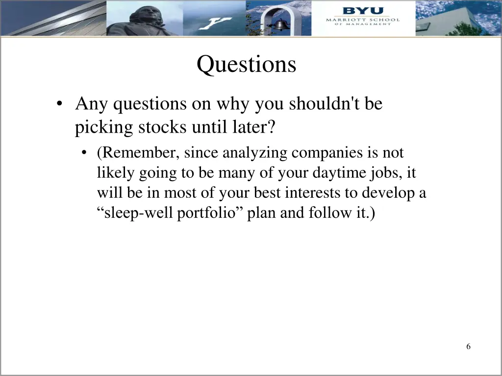 questions