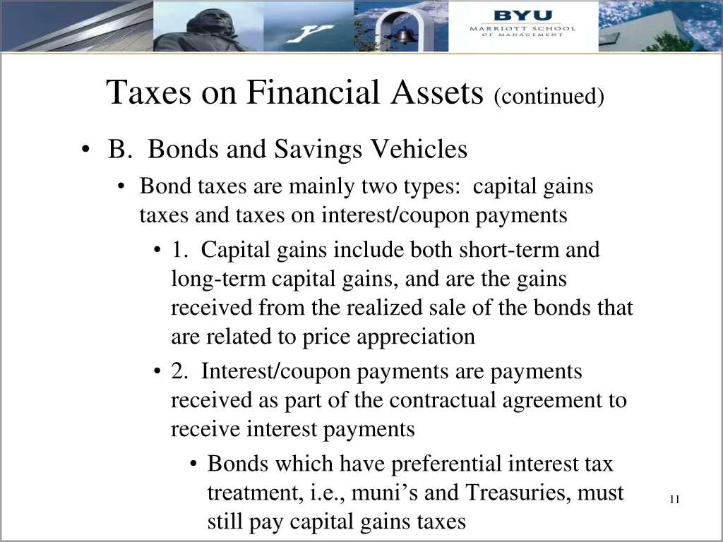 taxes on financial assets continued 1