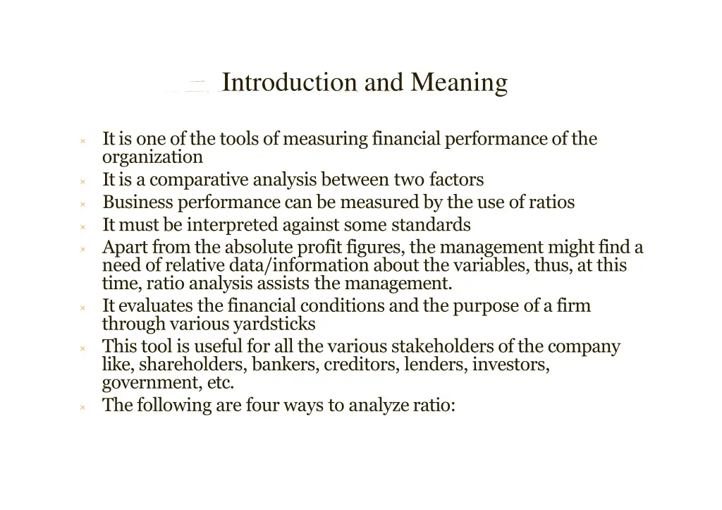 introduction and meaning