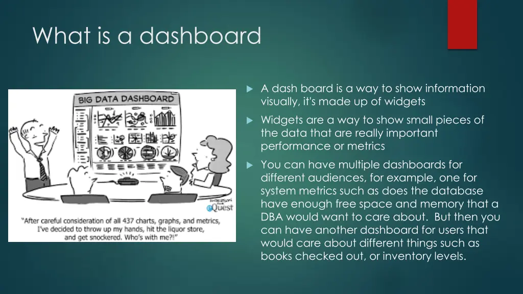what is a dashboard