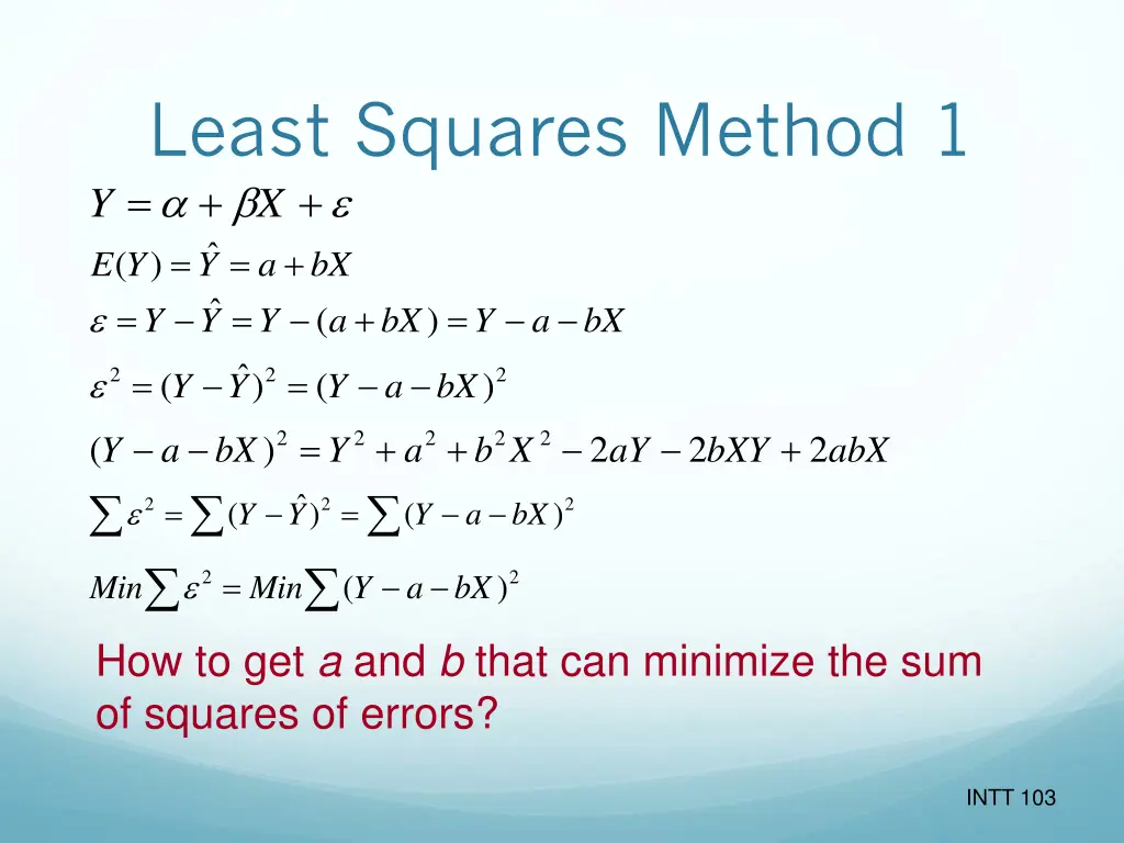least squares method 2